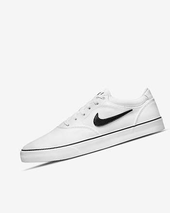 Nike SB Chron 2 Lona Blancos Blancos Negros | MX 2920